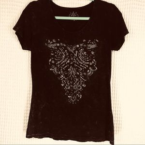 Prana Black  Damask T01009